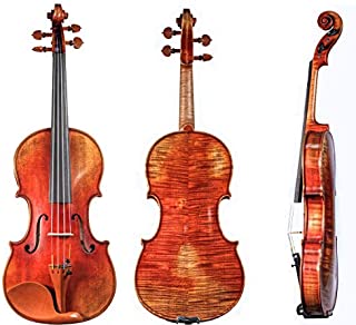 D Z Strad Model 365 Violin 4/4 Full Size with Open Clear Tone with Dominant Strings, Case, Bow, Rosin and Shoulder Rest