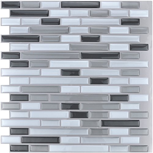 Art3d 10-Piece Stick on Backsplash Tile