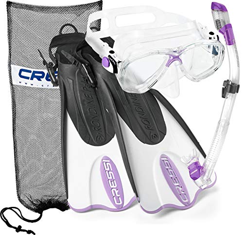 Cressi Palau Mask Fin Snorkel Set