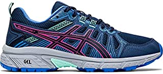 ASICS Women's Gel-Venture 7 Running Shoes, 10M, Peacoat/HOT Pink