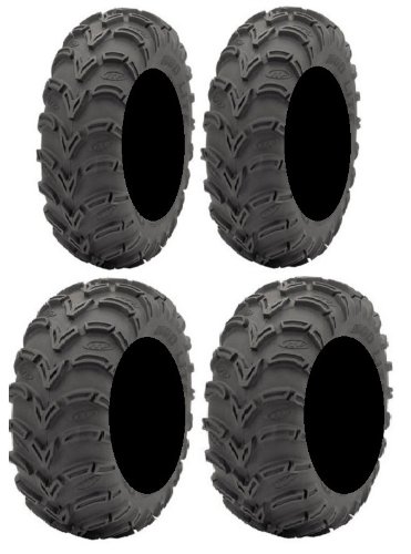 Full set of ITP Mud Lite (6ply) 25x8-12 and 25x10-12 ATV Tires (4)