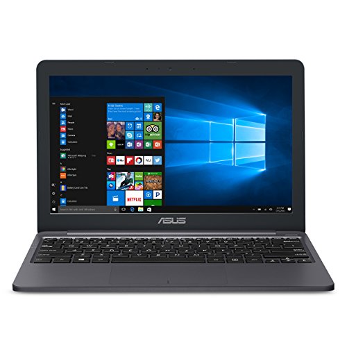 ASUS VivoBook L203MA Ultra-Thin Laptop, 11.6 HD, Intel Celeron N4000 Processor (up to 2.6 GHz), 4GB RAM, 64GB eMMC, USB-C, Windows 10 in S Mode, One Year of Microsoft Office 365, L203MA-DS04