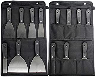 Kani 7PCS Putty Knife Set, 50# Steel Drywall Tools, Drywall Knife Set, Spackle Knife, Scraper Putty Knives, Drywall Scrapers, Putty Scrapers, Paint Scraper Tool Set with a Storage Bag