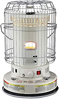 23,800 BTU Portable Kerosene Convection Heater, Indoor Kerosene Space Heaters, for Home Camping (White)