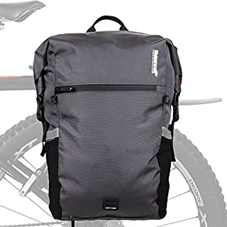 Rhinowalk Multifunction 24L Bike Pannier Bag Waterproof Bicycle Rear Seat Bag Laptop Backpack Motor Bag Luggage Bag