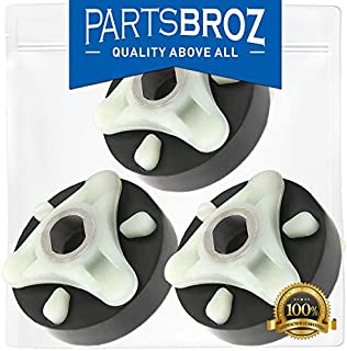 285753A (3-Pack) Motor Coupling for Whirlpool & Kenmore Direct Drive Washing Machines by PartsBroz - Replaces AP3963893, 1195967, 280152, 285140, 285743, 3364002, 3364003, 62693, ER285753, PS1485646