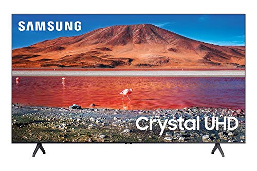 SAMSUNG 70-inch Class Crystal UHD TU-7000 Series - 4K UHD HDR Smart TV with Alexa Built-in (UN70TU7000FXZA, 2020 Model)