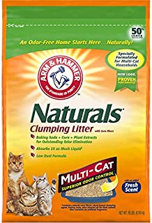 ARM & HAMMER Naturals Cat Litter, Multi Cat, 18lb Bag