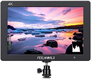 FEELWORLD T7 7 Inch IPS 4K HDMI Camera Field Monitor Video Assist Full HD 1920x1200 Solid Aluminum Housing DSLR Monitor with Peaking Focus False Colors