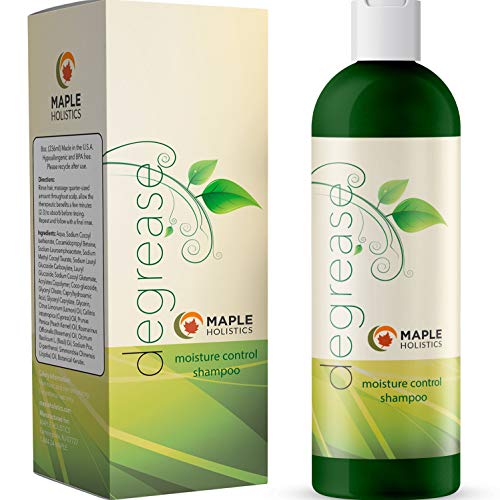 Shampoo for Oily Hair & Oily Scalp - Natural Dandruff Treatment for Women & Men - Hair Loss Products - Hair Strengthener - Itchy Scalp Treatment - Beautiful Hair Care - Clarifying Shampoo Sulfate Free