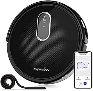 Experobot Robotic Vacuum Cleaner,MasterClean X7 Carpet Robot Vacuum Cleaner, Wi-Fi Cleaner,2200Pa Strong Suction,Works with Alexa, Self-Charging, Ideal for Pet Hair, Floor and Carpets