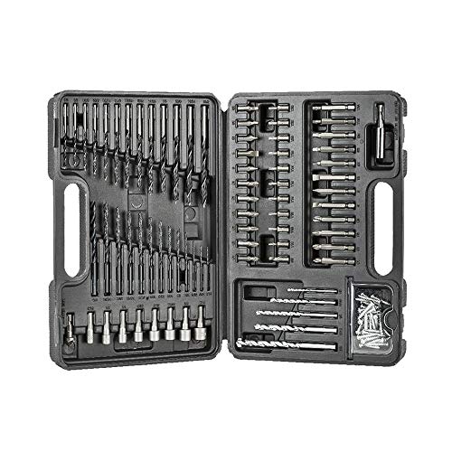 BLACK+DECKER Screwdriver Bit Set / Drill Bit Set, 109-Piece (BDA91109)