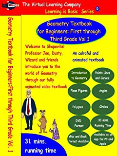 Geometry Textbook for beginners: First through Third Grade Vol. 1