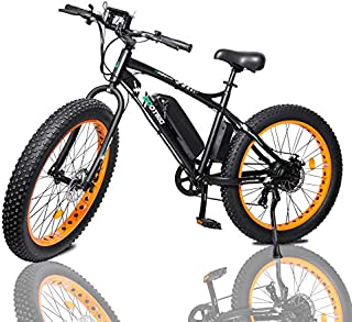 ECOTRIC Fat Tire Electric Bike Beach Snow Bicycle 26