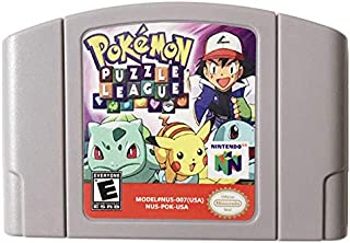 New Pokemon Puzzle League Video Game Cartridge US Version For Nintendo 64 N64 Game Console