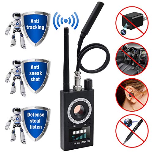 sherry Anti Spy Detector & Camera Finder RF Signal Detector GPS Bug Detector Hidden Camera Detector for GSM Tracking Device GPS Radar Radio Frequency Detector