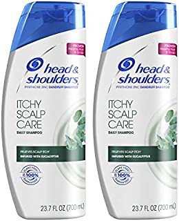 Head & Shoulders Itchy Scalp Care Anti-Dandruff Shampoo, Infused with Eucalyptus, 23.7 Fl Oz, Twin Pack