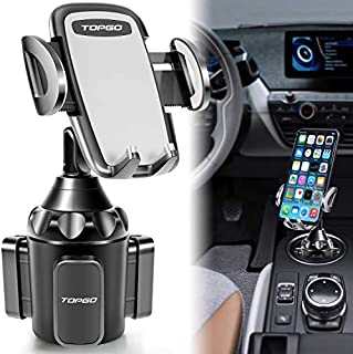 Car-Cup-Holder-Phone-Mount Adjustable Pole Automobile Cup Holder Smart Phone Cradle Car Mount