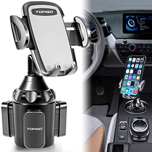 Car-Cup-Holder-Phone-Mount Adjustable Pole Automobile Cup Holder Smart Phone Cradle Car Mount