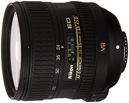 NIKON 24-85mm F/3.5-4.5G ED VR AF-S Nikkor Lens - White Box