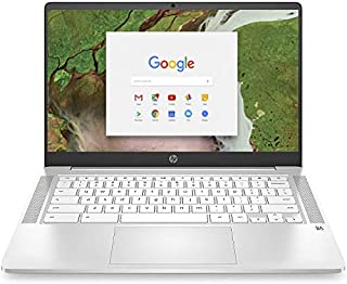 2020 Newest HP 14 inch HD Laptop Computer Chromebook|Intel Celeron N4020 (beat i3) upto 2.8GHz|4GB DDR4 RAM|32GB eMMC| 13h Battery|Google Classroom and Zoom Ready|VGSION Preinstalled Chrome OS, Silver