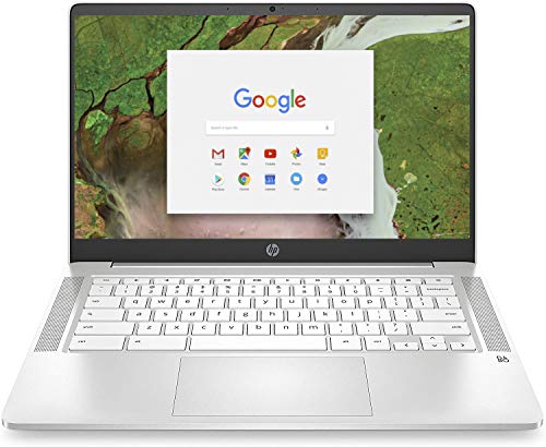 2020 Newest HP 14 inch HD Laptop Computer Chromebook|Intel Celeron N4020 (beat i3) upto 2.8GHz|4GB DDR4 RAM|32GB eMMC| 13h Battery|Google Classroom and Zoom Ready|VGSION Preinstalled Chrome OS, Silver