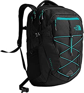 The North Face Unisex Classic Borealis Backpack Student School Bag Black Heather Fanfare green