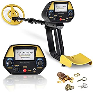 INTEY Metal Detector - Sensitivity & Volume Adjustable, Waterproof Coil (30.7-42.5 in), Metal Detector with Pinpointer & DISC Mode for Detecting Gold, Silver, Beach Treasures, for Gift