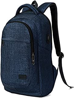 MarsBro Laptop Backpack, Business Travel College Backpack Anti Theft Water Resistant 15.6 Inch Bag Blue