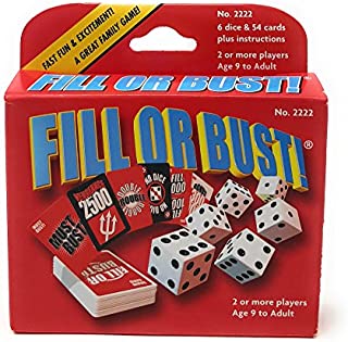 Bowman Games Fill or Bust Great Card and Dice Game