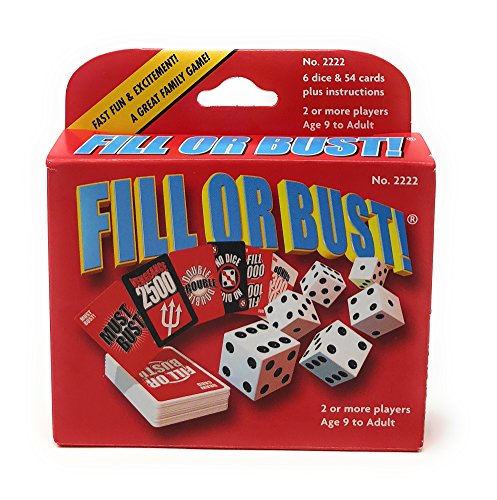 Bowman Games Fill or Bust Great Card and Dice Game