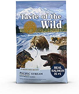 Taste of the Wild Pacific Stream Canine Grain-Free Recipe with Smoked Salmon Adult Dry Dog Food, Vitamins and Antioxidants 28lb