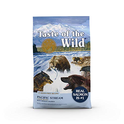 Taste of the Wild Pacific Stream Canine Grain-Free Recipe with Smoked Salmon Adult Dry Dog Food, Vitamins and Antioxidants 28lb