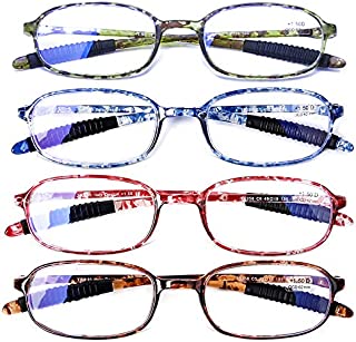 AQWANO 4 Pack Computer Reading Glasses