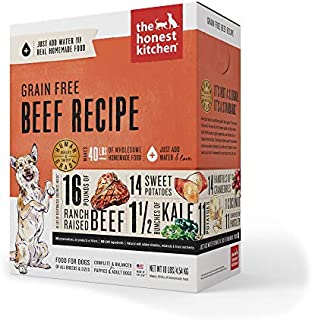 The Honest Kitchen Human Grade Dehydrated Grain Free Beef Dog Food 4 lb - Love