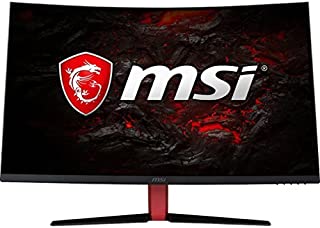 MSI Full HD Gaming Red LED Non-Glare Super Narrow Bezel 1ms 1920 x 1080 165Hz Refresh Rate FreeSync 32 Curved Gaming Monitor (Optix AG32C), Black