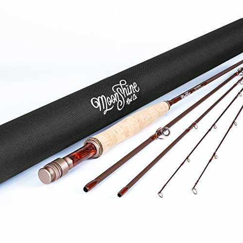 Moonshine Rod Co. The Drifter Series Fly Fishing Rod (Matte, 4WT 8'6