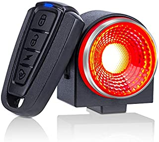 Onvian Smart Bike Tail Light Ultra Bright 115db Anti-Theft Motorcycle Bike Alarm with Remote, Waterproof Bicycle Security Cycling Alarm Vibration Sensor