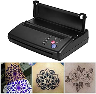 Tattoo Machine Copier, Copier Professional Tattoo Machine A5-A4 Thermal Transfer Printer Stencil Copier Tatoo for Paper Printer(Black)