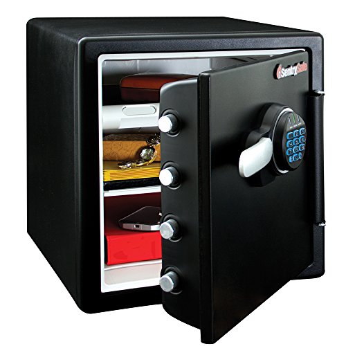 SentrySafe SFW123FUL Fireproof Waterproof Safe with Digital Keypad, 1.23 Cubic Feet