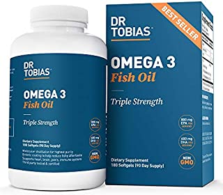 Dr Tobias Omega 3 Fish Oil Triple Strength