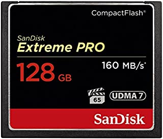 SanDisk Extreme PRO 128GB CompactFlash Memory Card UDMA 7 Speed Up To 160MB/s- SDCFXPS-128G-X46