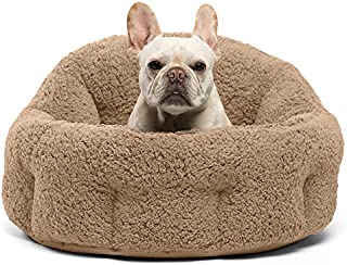 Best Friends by Sheri OrthoComfort Deep Dish Cuddler - Self-Warming Cat and Dog Bed Cushion for Joint-Relief and Improved Sleep - Machine Washable, Waterproof Bottom - For Pets Up to 25lbs