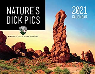 Nature's D'ck Pics 2021 Wall Calendar - Funny White Elephant and Secret Santa Gag Gift