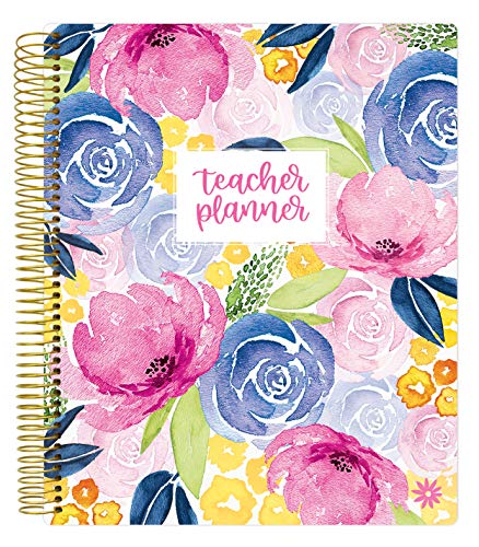 bloom daily planners Undated Academic Year Teacher Planner - Lesson Plan Calendar Book - 9