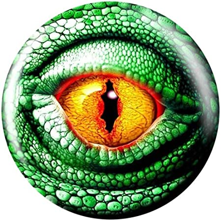 Brunswick Lizard Eye Glow Viz-a-Ball Best Polyester Spare Bowling Ball