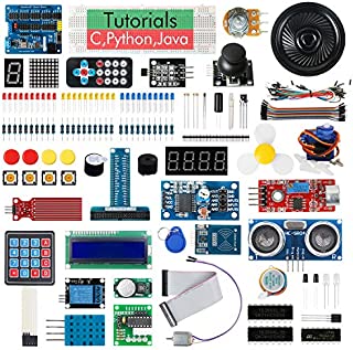 Keywish Ultimate Starter Kit for Raspberry Pi 4 B 3 B+, 434 Pages Detailed Tutorials, Python C Java, 223 Items, 57 Projects, Learn Electronics and Programming, Solderless Breadboard