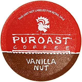 Puroast Low Acid Coffee Single Serve, 2.0 Keurig Compatible, Vanilla Nut, 12 Count