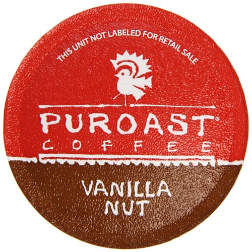 Puroast Low Acid Coffee Single Serve, 2.0 Keurig Compatible, Vanilla Nut, 12 Count