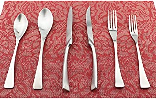 Uniturcky 24-Piece Flatware Set,Extra Thick Heavy Duty - 18/10 Stainless Steel Cutlery Sets,High Matte Finish Silverware Flatware Sets Service for 4,Use for Home,Kitchen, Utensil Sets